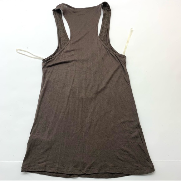 2/$20 XXI Forever 21 Brown Embellished Tank top Size Small - Picture 2 of 7
